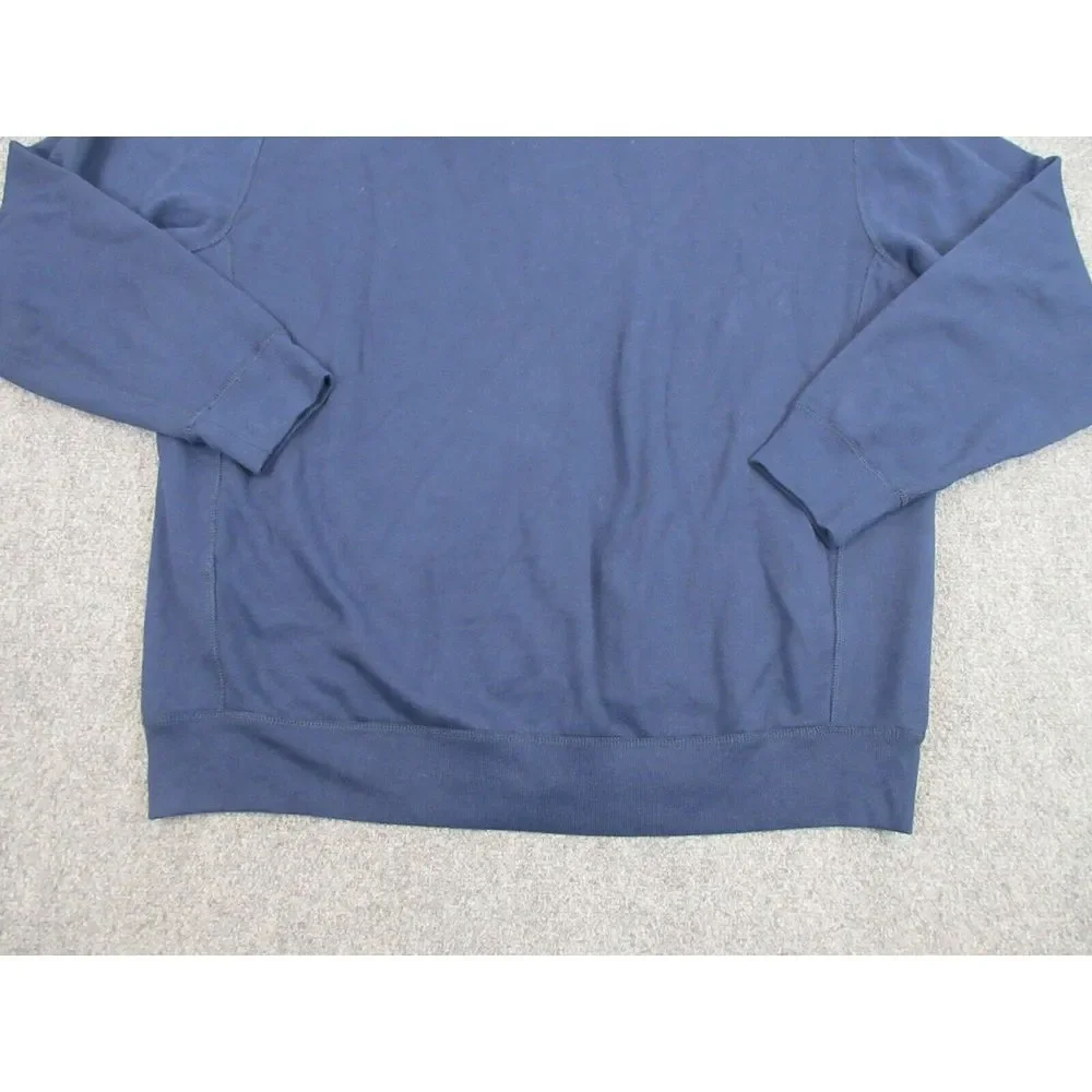 Polo‎ Ralph Lauren Sweater Mens 2XL XXL Blue Zip Outdoors Hoodie Sweatshirt Logo
